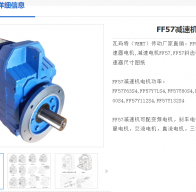 FF57-Y4kw-4P-10.64-M1減速電機(jī)型號解析