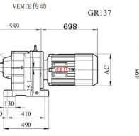 R137-Y45KW-4P-M4-0°減速電機(jī)型號大全