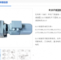 R107-24.9-15kW-M1-0°減速電機(jī)型號(hào)解析