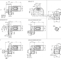FC27 FCA27 FCAF27 FCF27減速機(jī)電機(jī)型號