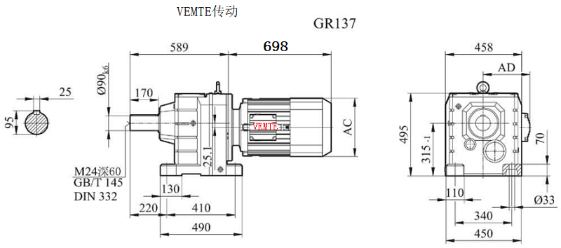 R137-Y225M4-4P-M4-0°減速機(jī)型號大全及尺寸圖.png